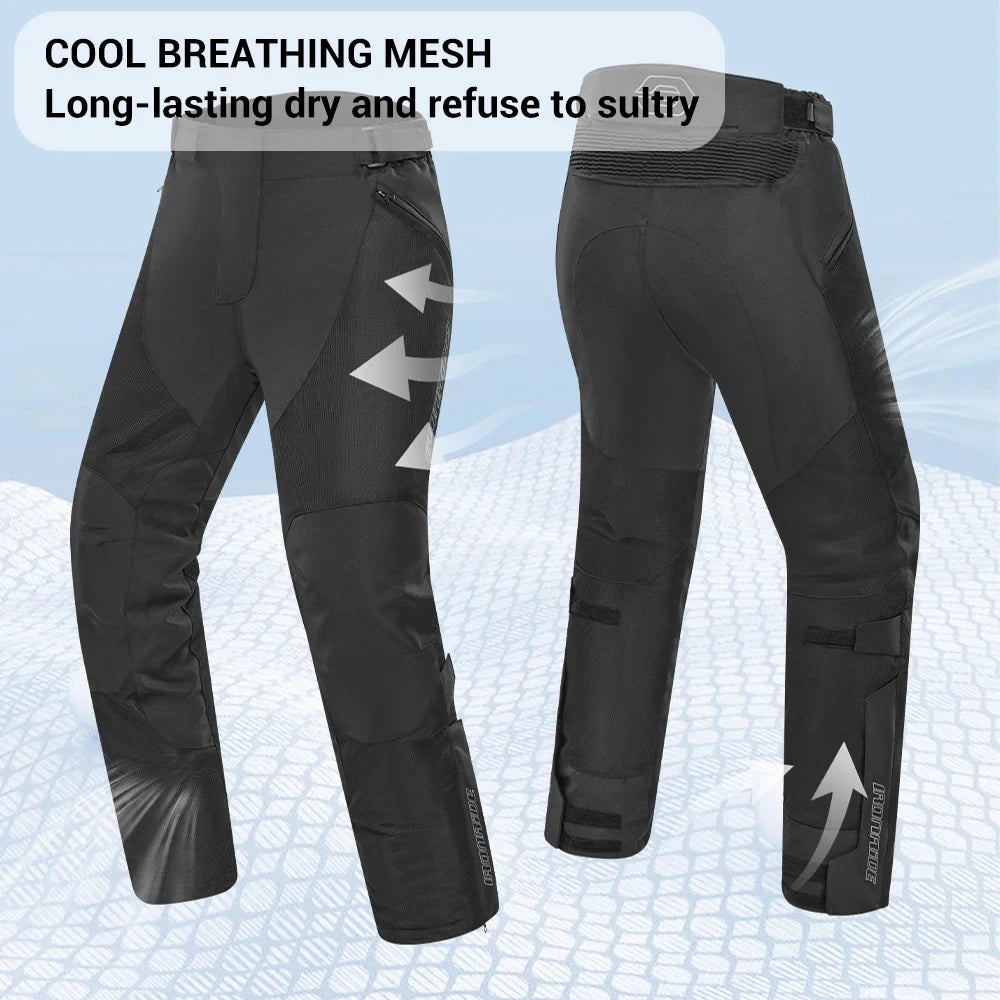 Summer Motorcycle Jacket Man Mesh Breathable Motorbike Riding Moto Jacket Waterproof Outdoor Motocross Riding Protective Gears