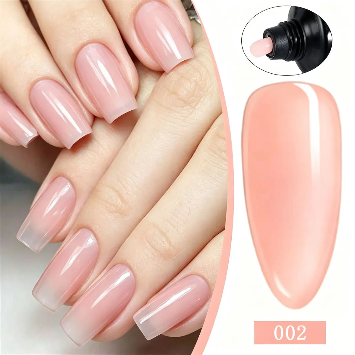 Ovanlee Polygel Nail Builder Kit with Mini UV/LED Lamp