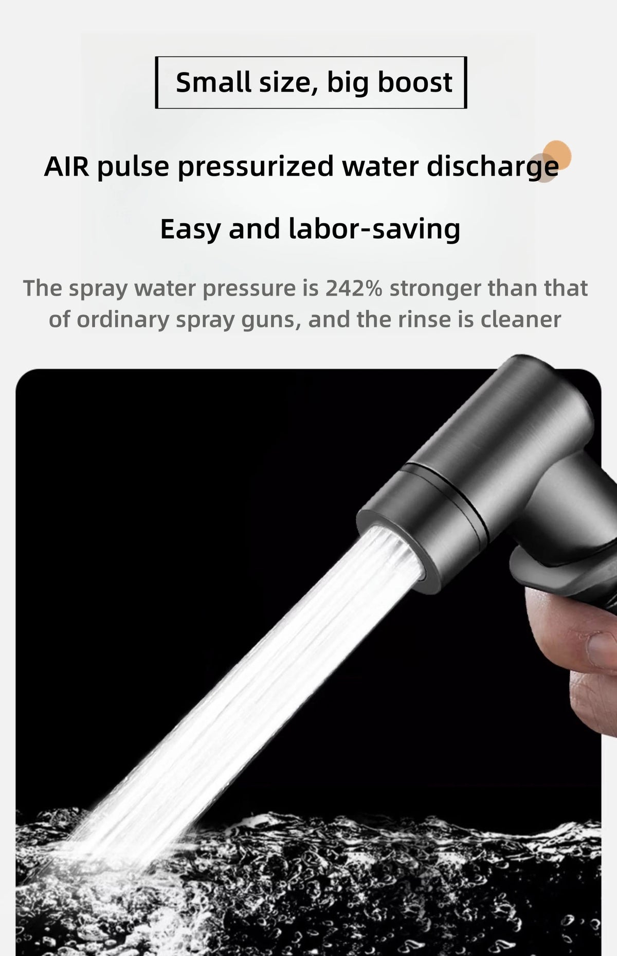 Bathroom Set, High-pressure handheld sprinkler, bathroom cleaning, bathroom accessories, sanitary shower