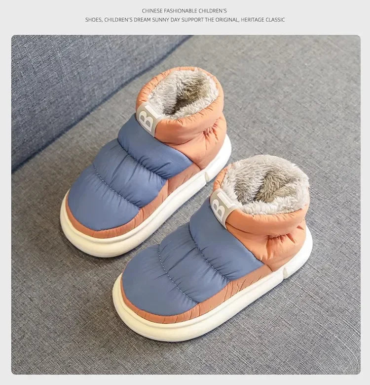 Snow Boots Men Women Winter  New Lovers Plush Thick Comfortable Cotton Shoes Waterproof Anti Slip Outdoor Casual Shoes Flats