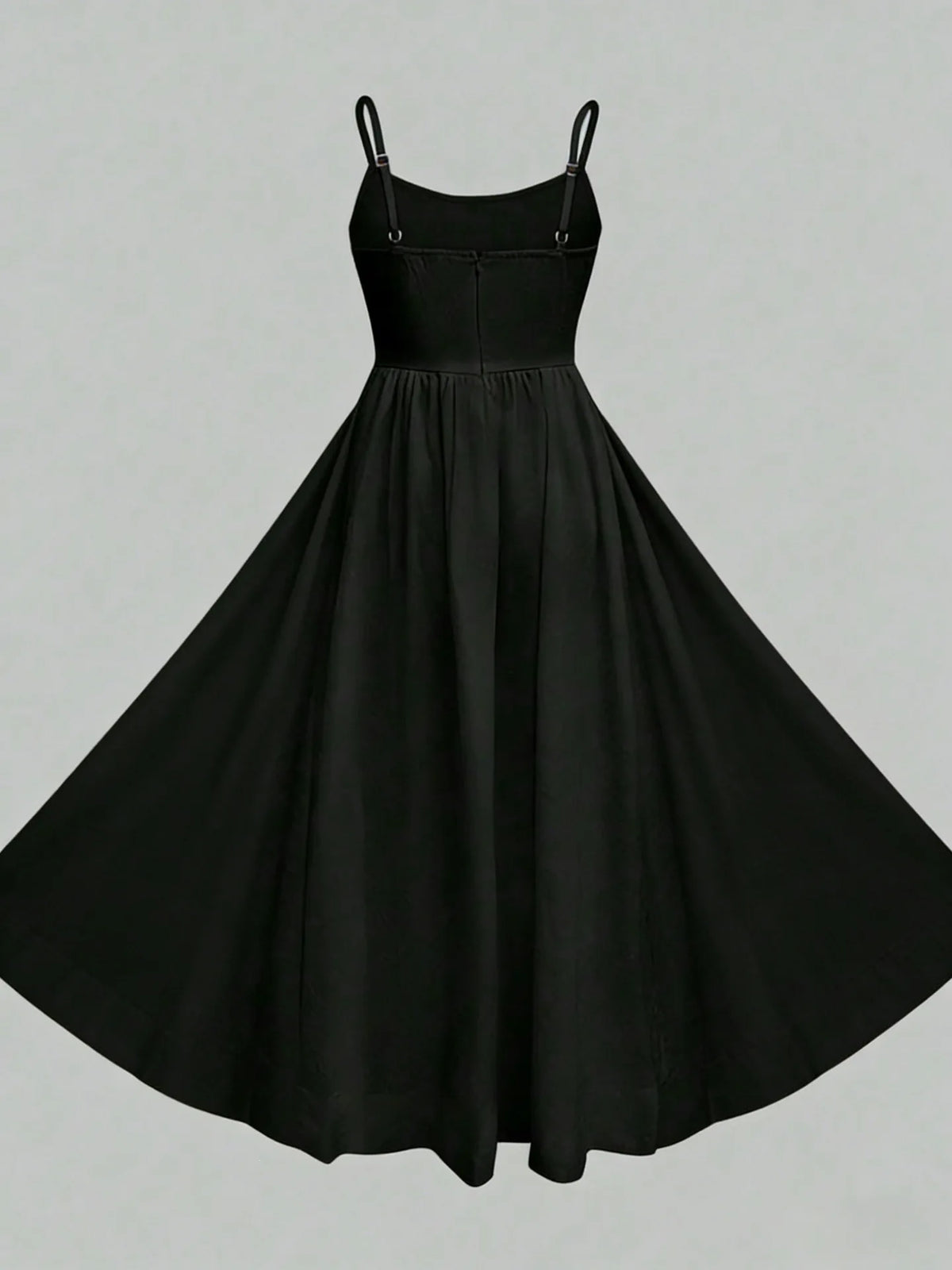 2026 New Summer Women's Dress Solid Color Strap Sexy Retro Bohemian Style Loose Fashion Comfortable Simple Versatile Home Dress