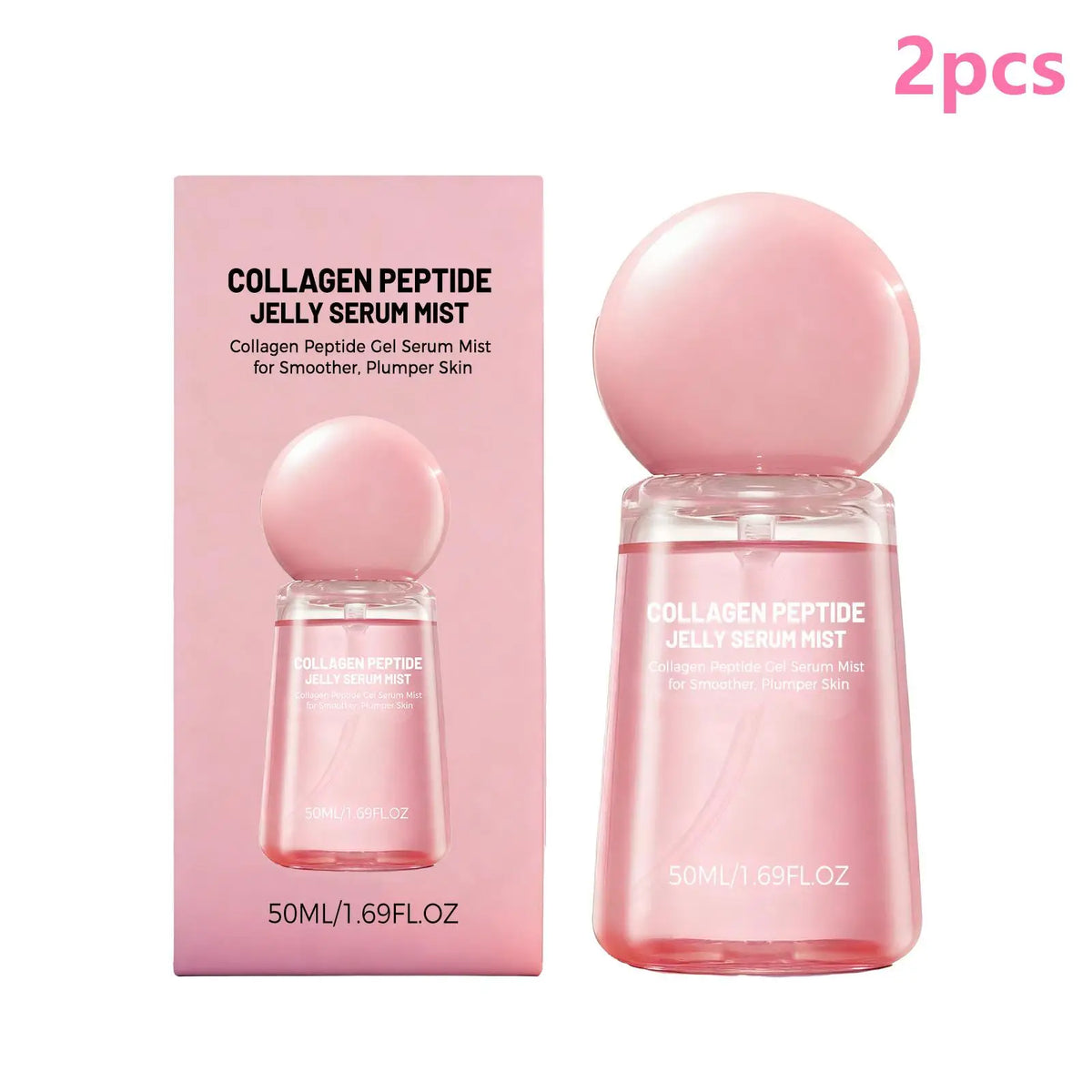 Collagen Peptide Jelly Mist Serum Moisturizing Facial Rejuvenation Refreshing Deep Hydration Face Care Firm Skin Plumping Serum