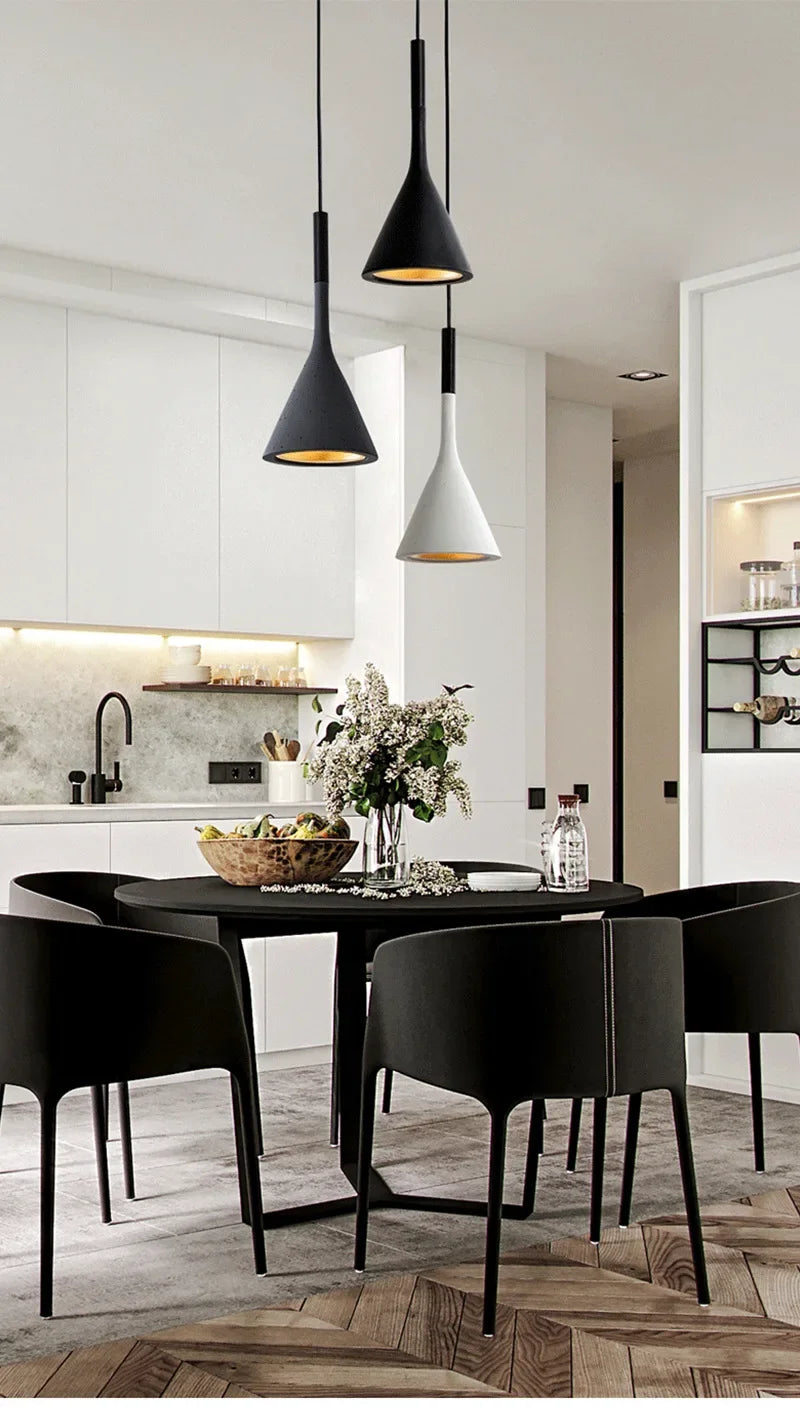 Modern Nordic Pendant Lights Simple Lamps Multicolor Fixtures Bedroom Table Dining Room Hanging Lamp Lampshade Home Chandeliers