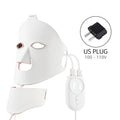 3D Flexible Silicone LED Face Neck Mask Wireless 7 Colors Photon Red Light Infrared Beauty Mask for Facial Skin Repair Home Skin Care Tool
