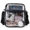TINYAT Women Lightweight Mesh Strap Transparent PVC Bags Put Lost Headphone Jack Umbrella Cell Phone 9.7 inch iPad For Concerts