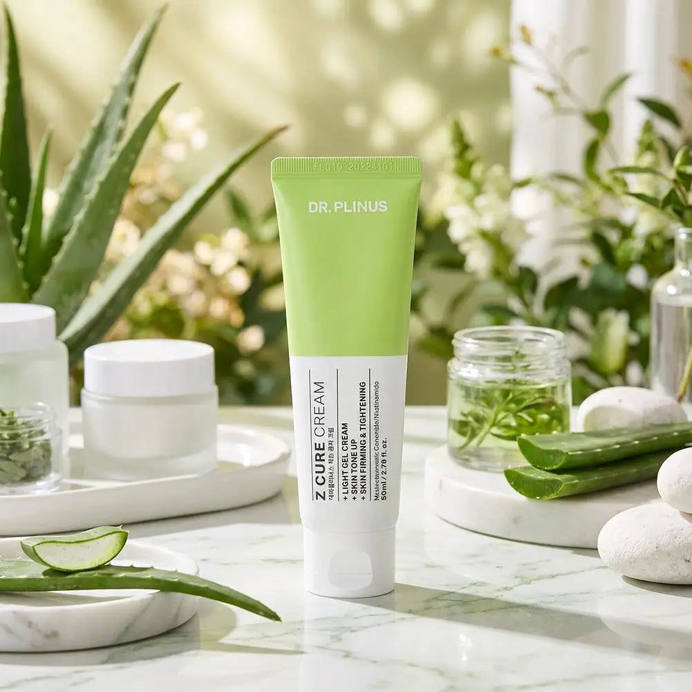 DR.PLINUS Z Acne Cleanser + Micro Foam Korean Z Cure Cream + Light Gel Cream Green Tea Extract Brand Cleanser Smooth Face Cream