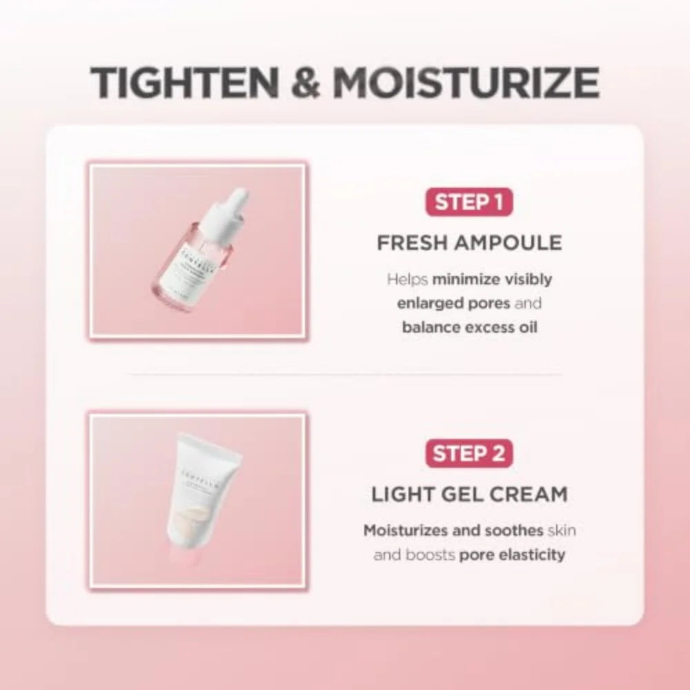 SKIN1004 Korean Skincare Centella Poremizing Travel Kit Sensitive Skin Soothing And Pore Care Set Cleanser Toner Ampoule Cream
