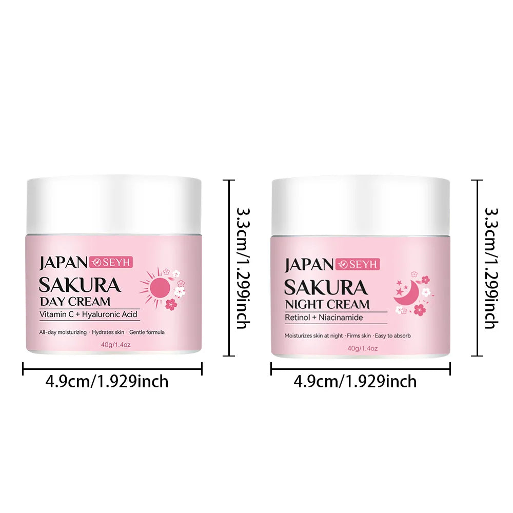 Day Night Repair Cream Rich in Retinol 20% Vitamin C 5% Niacinamide Hydrating Tightening Moisturizing Anti-Aging Skincare Set Su