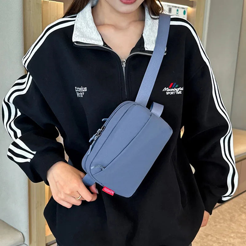 New Nylon Chest Bags Banana Bag For Women Sling Crossbody Waist Pack Unisex Waist Bag Casual Fanny Packs High Quality Belt Bag