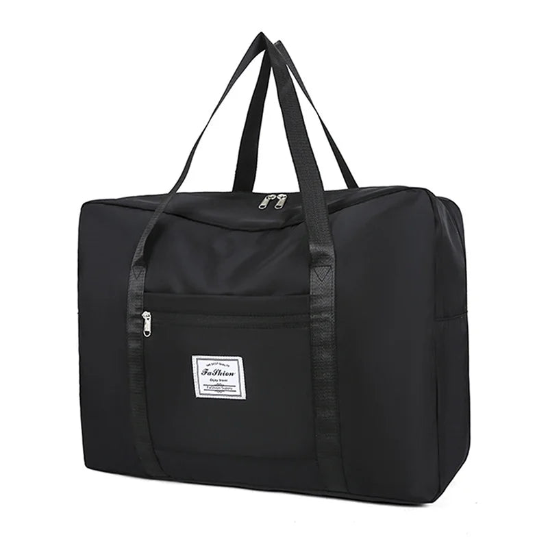 Large Capacity Foldable Travel Bag Waterproof Duffel Bag Lightweight Luggage Tote Handbag Gym Yoga Storage Shoulder Bag For Wome