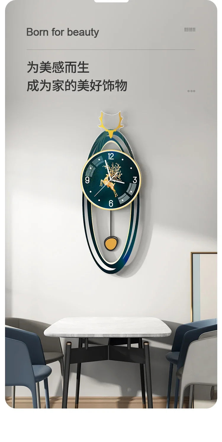 Aesthetic Bathroom Wall Watch Metal Art Bedrooms Korean Luxury Digital Clock Wall Modern Relogio De Parede Room Decorations