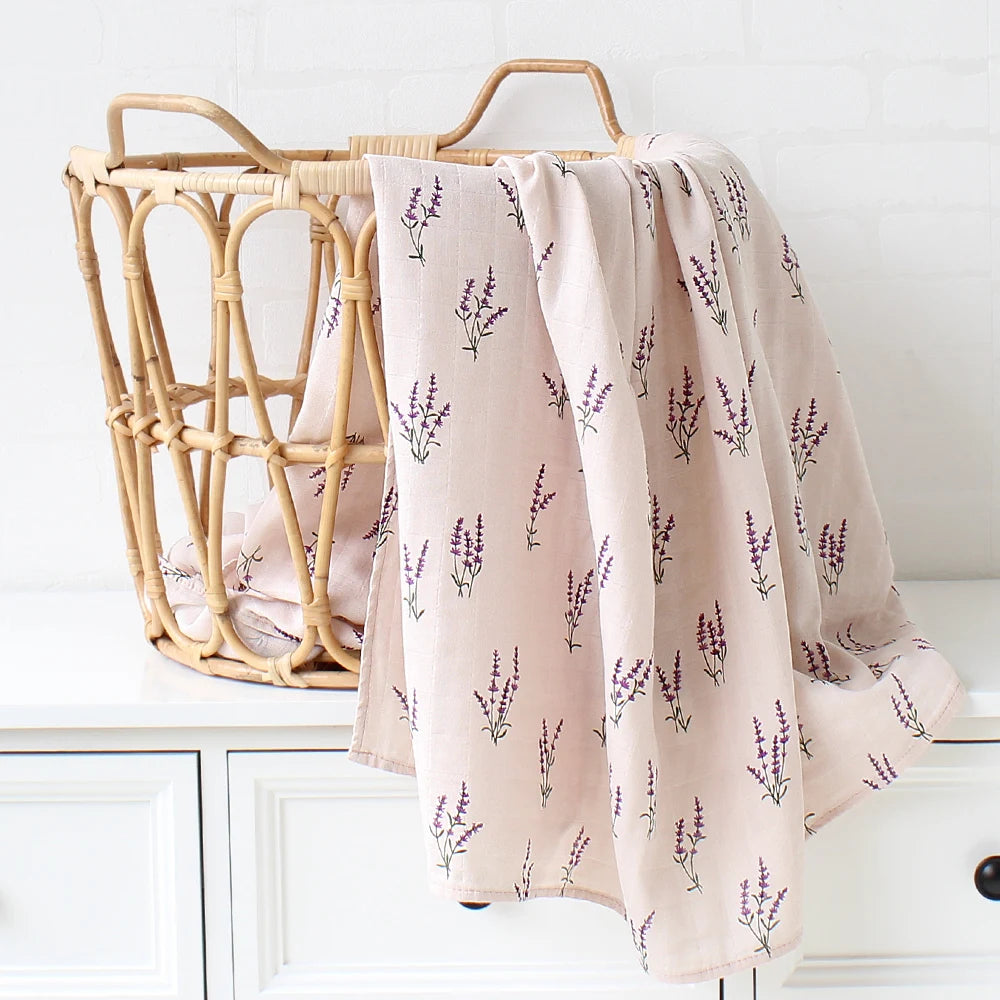Baby Blankets and Diapers Organic Cotton Baby Comforter Muslin Squares Acacia Newborn Receiving Blanket Bedspread Bedding