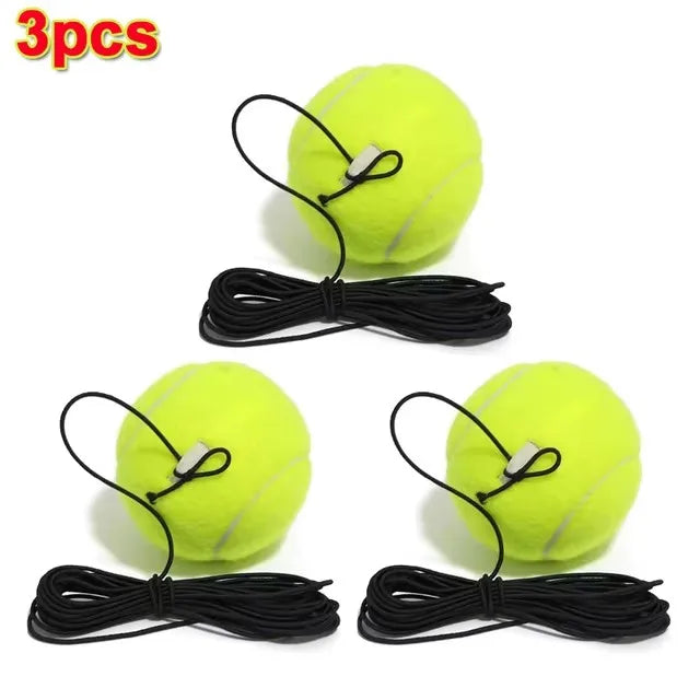 1-20pcs Heavy Duty Tennis Training Aids Base With Elastic Rope Ball Practice Self-Duty Rebound Tennis Trainer Padel Accessories