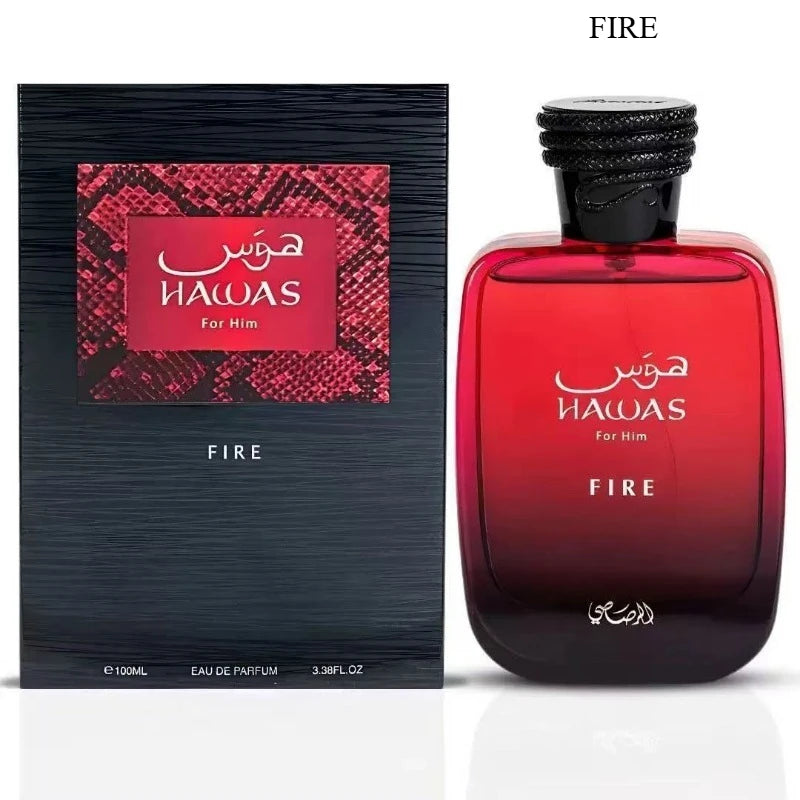 Men's Perfume RASASI Hawas Men and Women EDP, High-Quality Women's Perfume Full Series