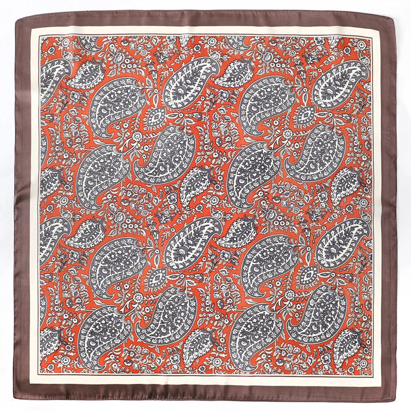 Lady Hair Dot Scarf Female Silk Square Scarves Head Wraps for Women Bandana Fashion Foulard Shawls Female Neckerchief Summer