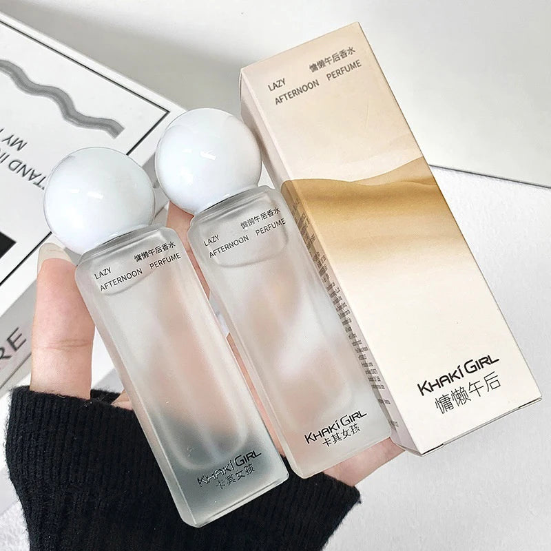 Lazy Afternoon Perfume Clean Soap Scent White Musk Fragrance Long Lasting Light Scent Women Daily Portable Spray