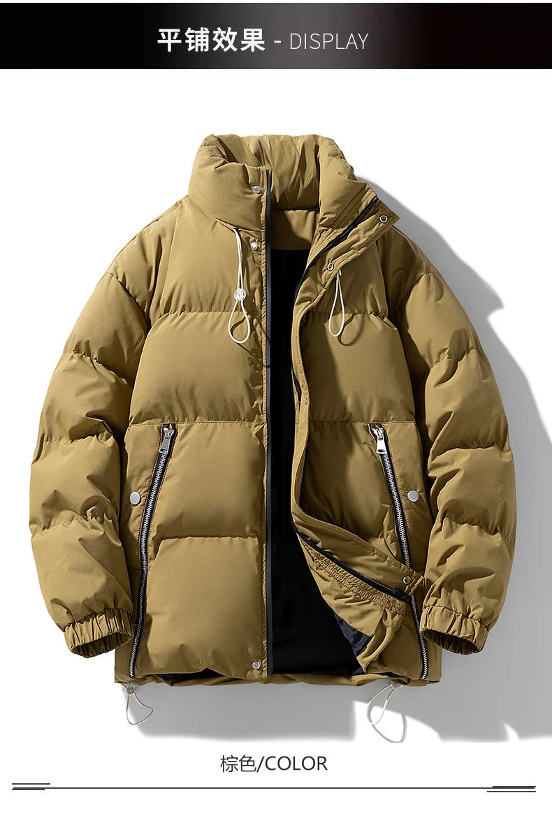 Winter Jackets Men Coats Thick Warm Windbreaker Plus Size 6XL 7XL 8XL Oversize Cotton Black Big Pocket Autumn Waterproof Loose