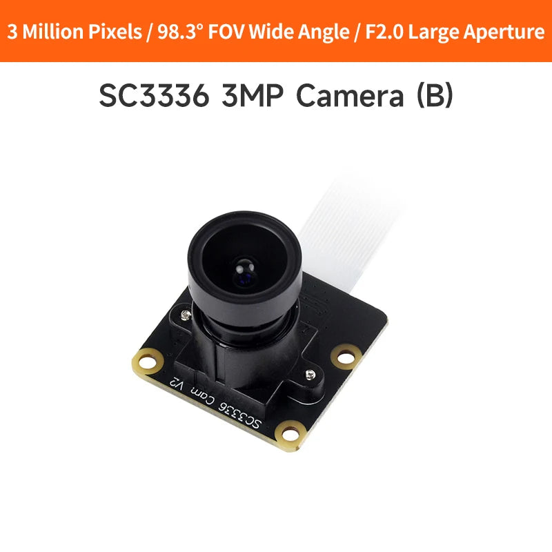 LuckFox Pico Camera SC3336 3MP Camera Module (B) High Sensitivity Low Light Performance Compatible LuckFox Pico Series Board
