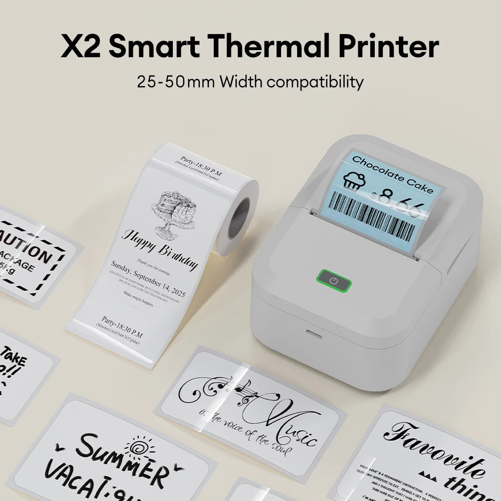 Marklife X2 Portable Bluetooth Thermal Label Printer