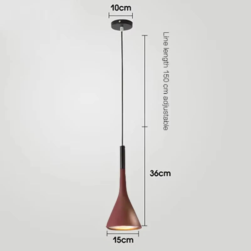 Modern Nordic Pendant Lights Simple Lamps Multicolor Fixtures Bedroom Table Dining Room Hanging Lamp Lampshade Home Chandeliers