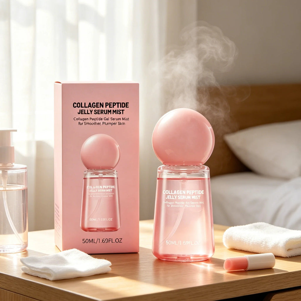 Collagen Peptide Jelly Mist Serum Moisturizing Facial Rejuvenation Refreshing Deep Hydration Face Care Firm Skin Plumping Serum