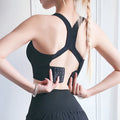 Seamless Sports Bra Shock Absorbing Support,Wire Free Yoga Running Tank Top with Beautiful Back Slim Cut Prevent Side Spillage