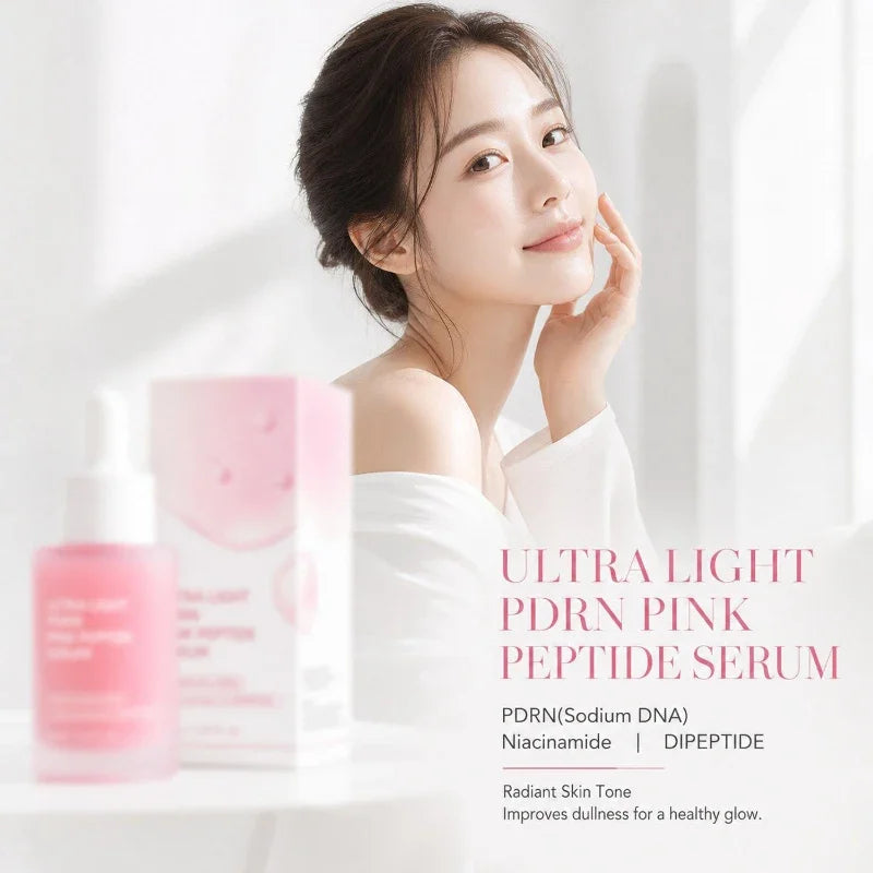 Pdrn Pink Peptide Serum Nad+ Collagen Firming Facial Essence Niacinamide Hydrating Serum Improve Elasticity Nourishing Face Care