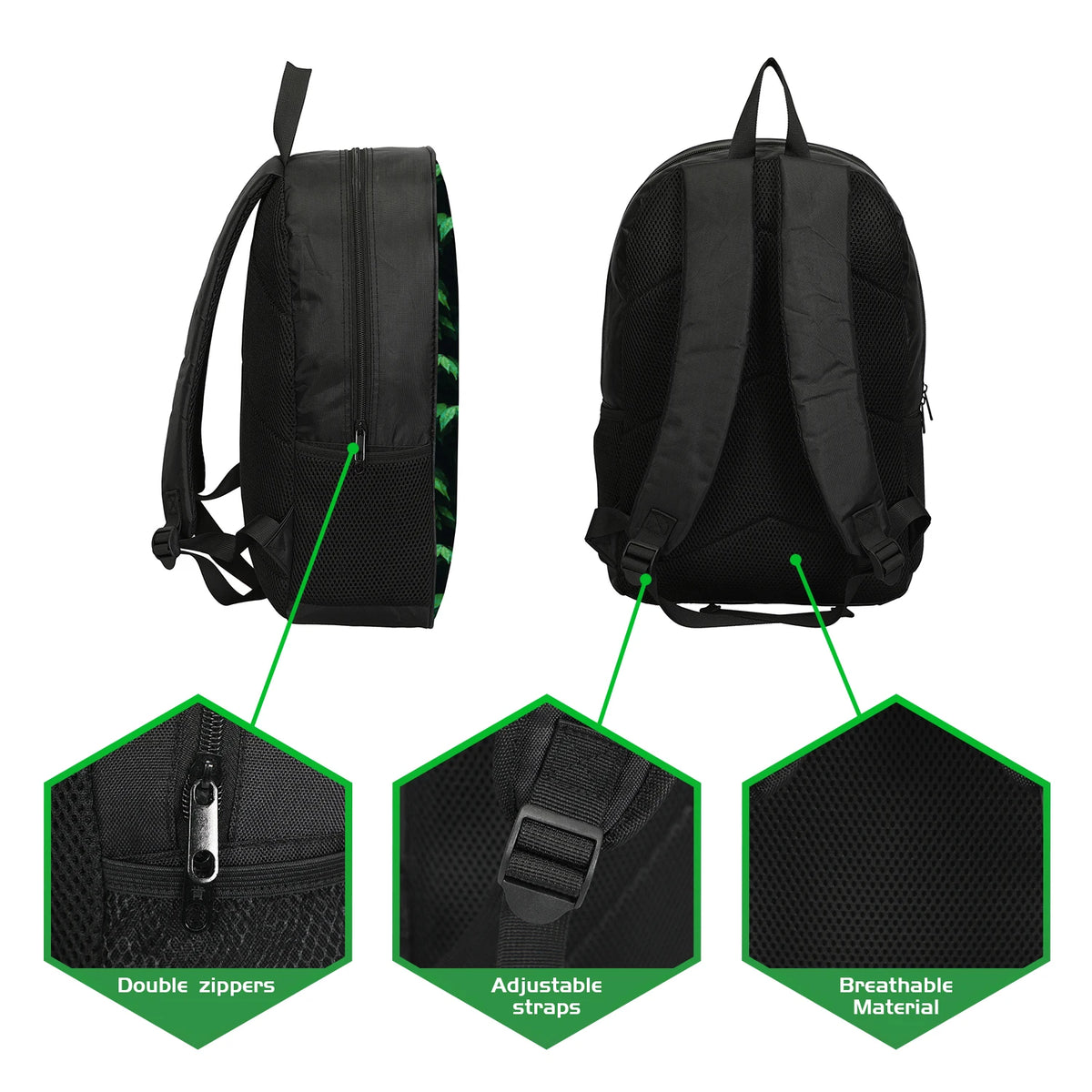 3Pcs Set Kids Backpack Football Sport Bookbag Football Star Rucksack L-Lamin Yamal Student School Shoulder Bag,Pencil Bags