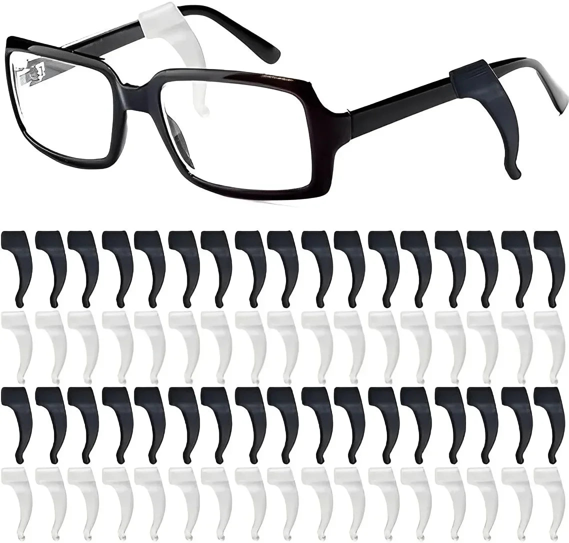 1-20pairs Ear Hook Anti-slip Glasses Leg Ear Sleeve Bracket Fastener Sunglasses Accessories Grip Anti-fall Eyewear Holder