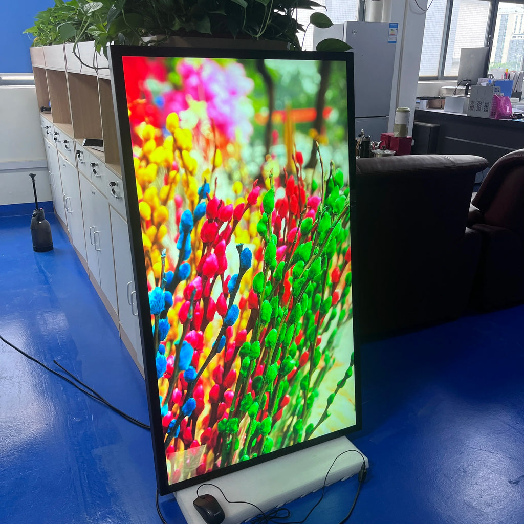 IP67 Waterproof 55 Inch AR LCD Panel Vertical Sunlight Readable 5000Nits Cut UV Advertising CMS Player Digital Signage