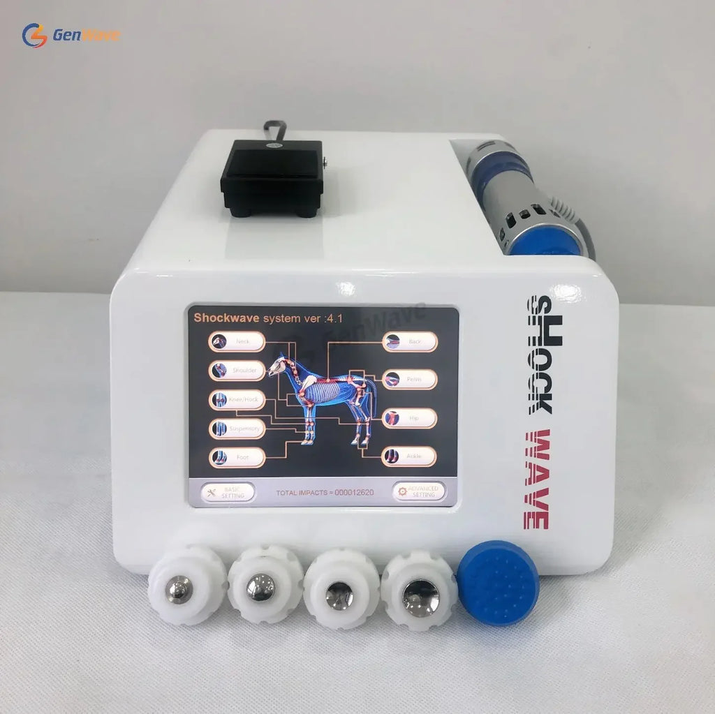 2026 Equine Horses Pain Therapy ESWT Shock Wave Animals Therapy Euiqne Wave Horses Pets Animals Health Care Machine