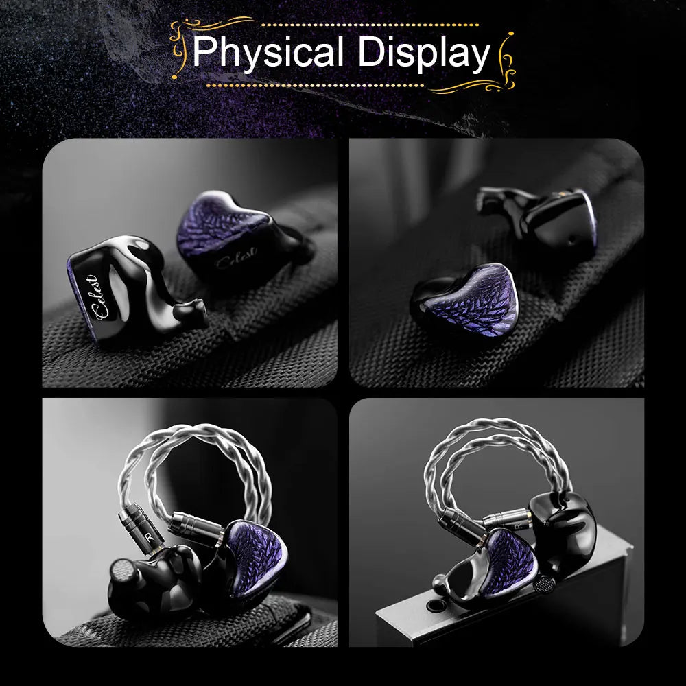 Kinera Celest Wyvern / Wyvern PRO / Wyvern Black 1DD In-Ear Earphone Dynamic Driver 0.78mm Wired HiFi Earbuds Gaming Mic