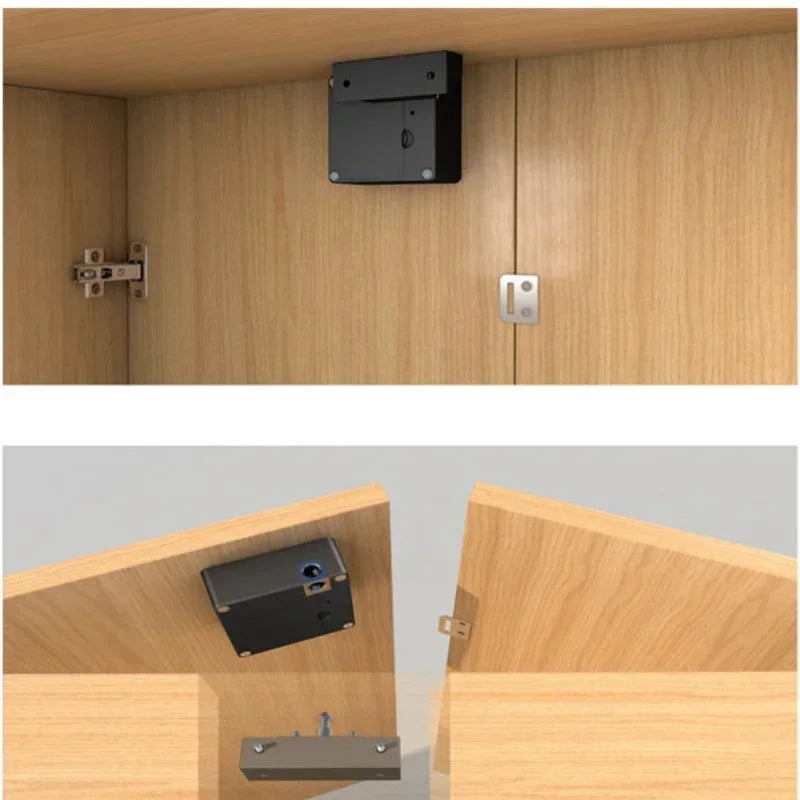 Smart Cabinet Door Lock Keyless Invisible Electronic Lock IC Card TTlock App Unlock Cabinet Locker Furniture Drawer Smart Locks