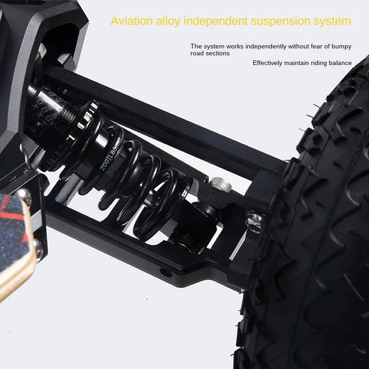 Jking Mars All-Terrain Electric Skateboard Remote Control Off-Road Four-Wheel Drive For Suspension Walking Belt