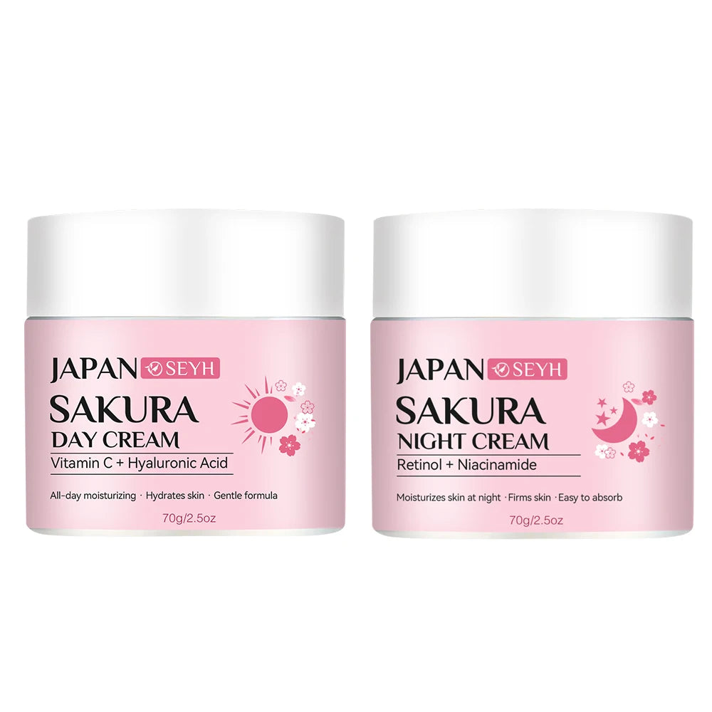 Day Night Repair Cream Rich in Retinol 20% Vitamin C 5% Niacinamide Hydrating Tightening Moisturizing Anti-Aging Skincare Set Su