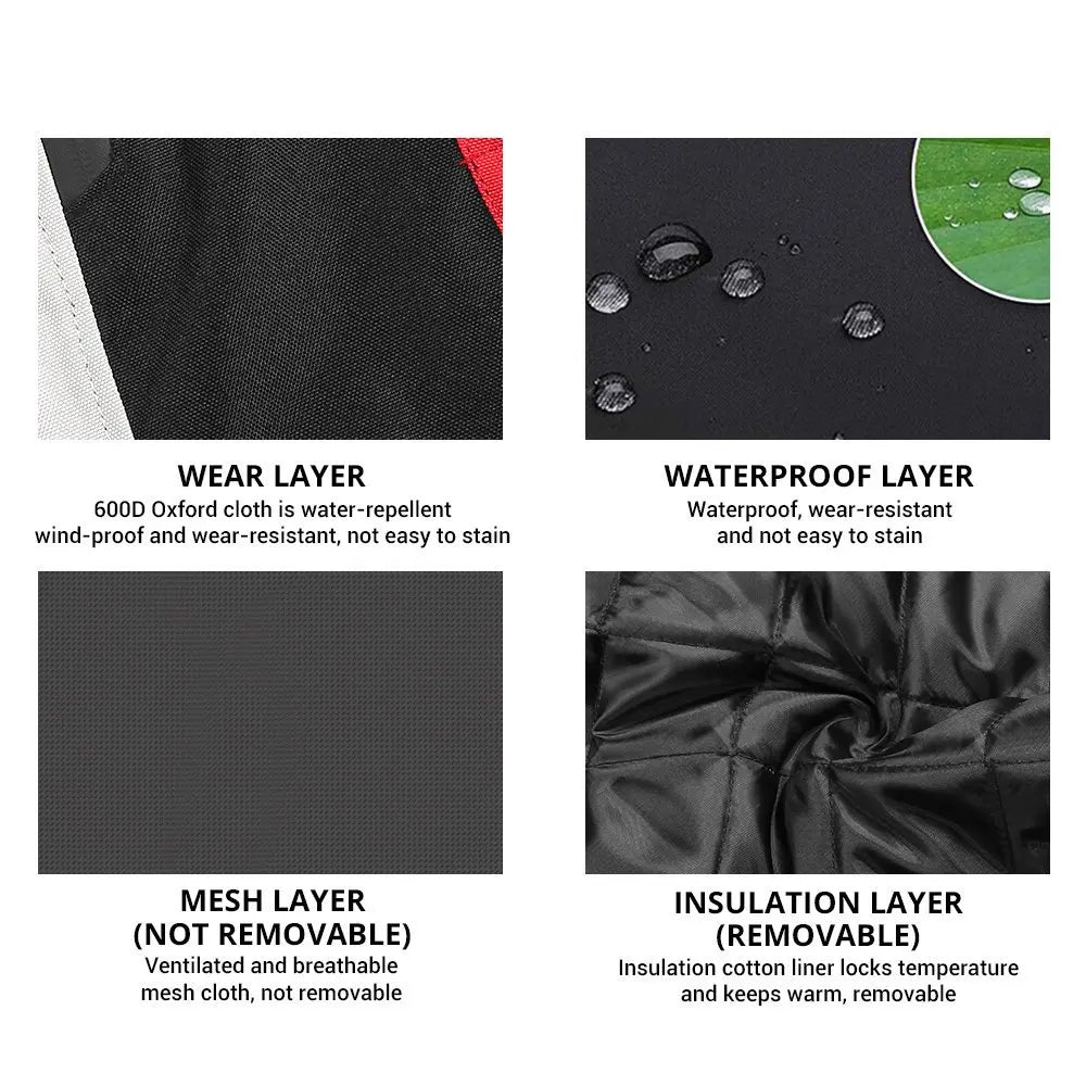 Motocross Jacket Cold-proof Waterproof Motorcycle Jacket Men Chaqueta Moto Protective Gear Motorbike Riding Jacket fit 4 Seasons