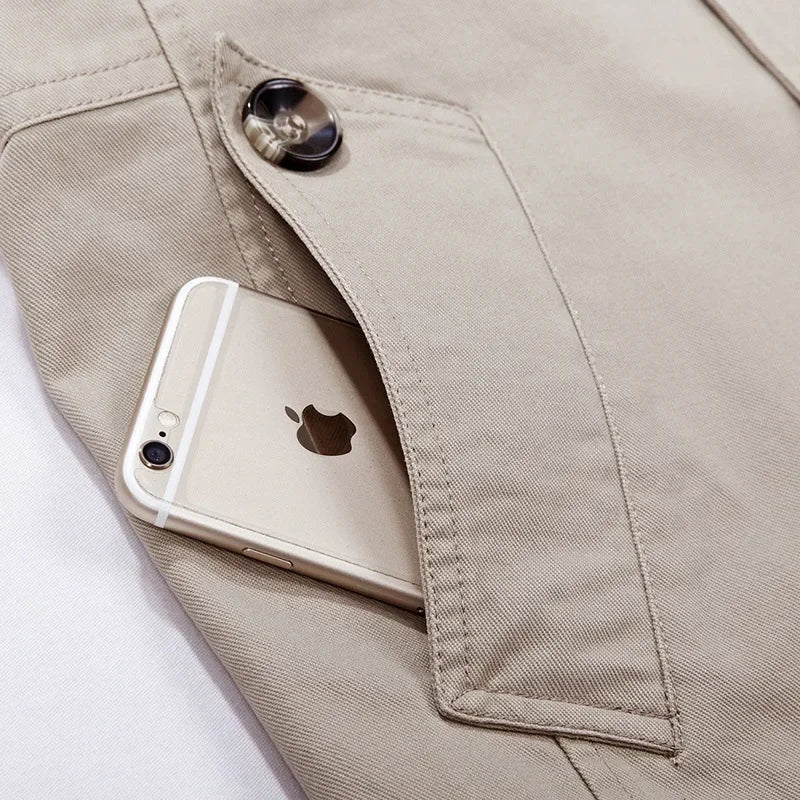 New Spring Autumn Men Long Jackets Hooded Casual Trench Coats High Quality Male Cotton Business Casual Trench Jackets Size 5XL