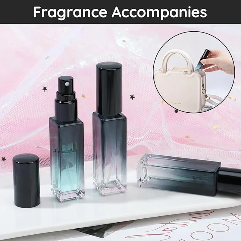 1/2Pcs Refillable Perfume Bottle Kit 10ML Mini Glass Perfume Containers with Funnel Leak-proof Atomizer Pump Bottle Toiletries