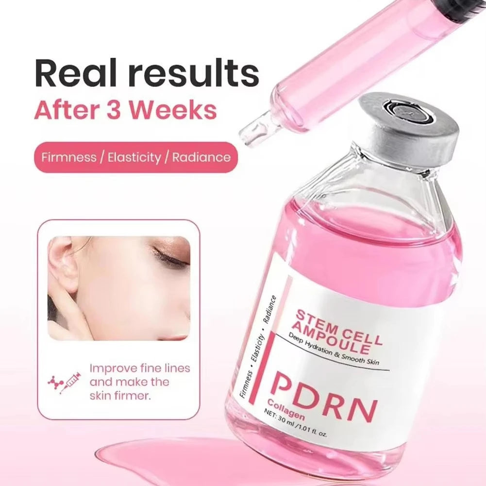 Stem Cell Serum PDRN Ampoule Collagen Moisturizing Anti-Aging Essence Reduce Fine Lines Wrinkle Tighten Brighten Face Skin 1PCS