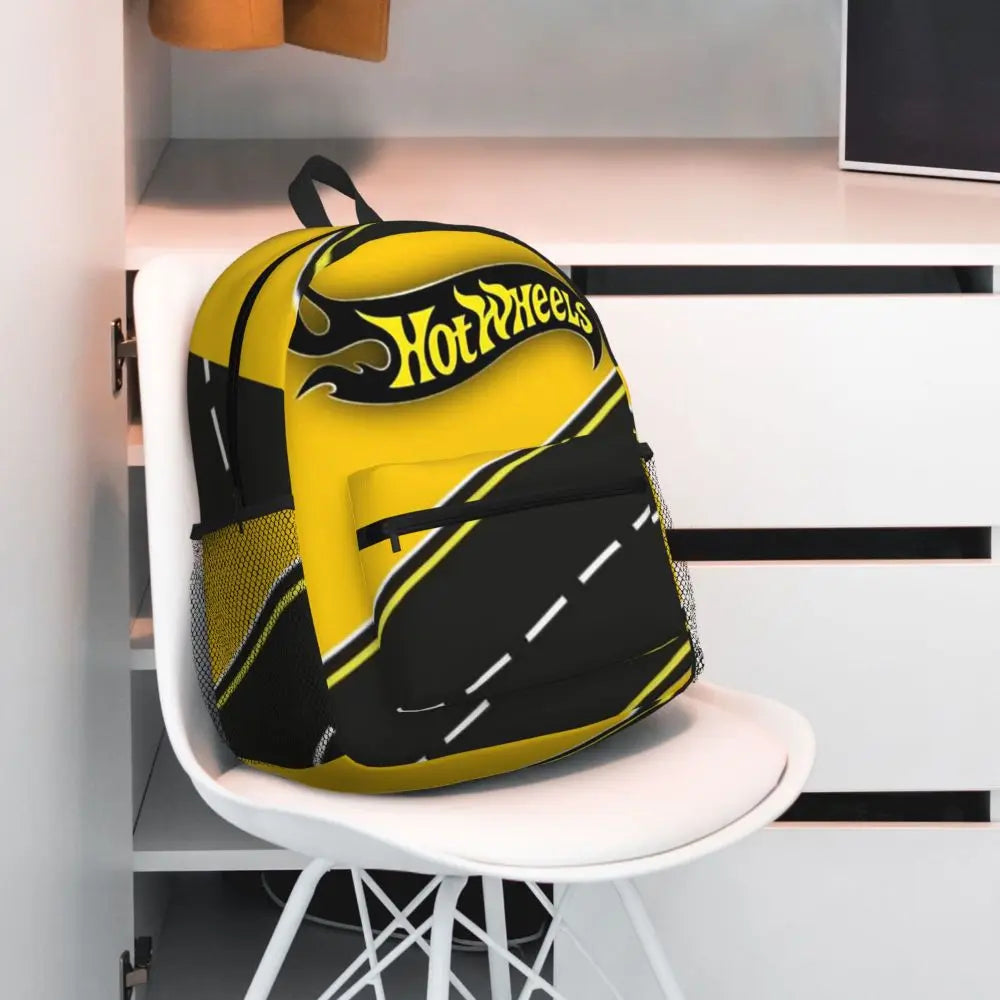 Hot Wheels Race Student Backpack School Bag Hiking Travel Daypack for Men Women Bookbag Shoulder Bags