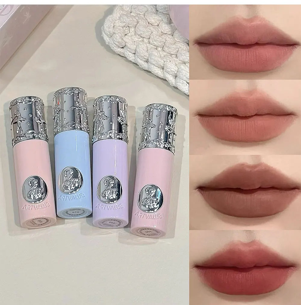 NICEKEY Face Makeup Sets Include 4 Lipgloss,1 Blush,1 Pressed Powder,1 Eyesshadow Palette,1 Contour Palette With Necklace Gift