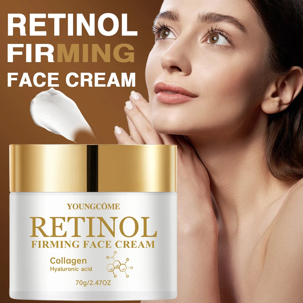  Retinol Firming Face Cream Moisturiser Facial Anti Aging Smooth Skin Repair Fade Fine Line Wrinkle Remover Face Cream