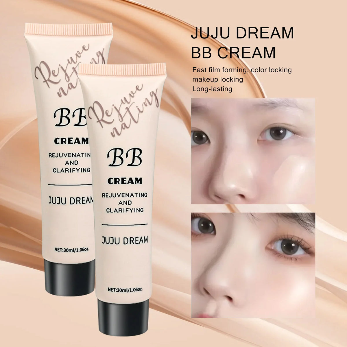 Five different skin tones for use: waterproof BB cream, full concealer, long-lasting foundation makeup, oil control, even out sk