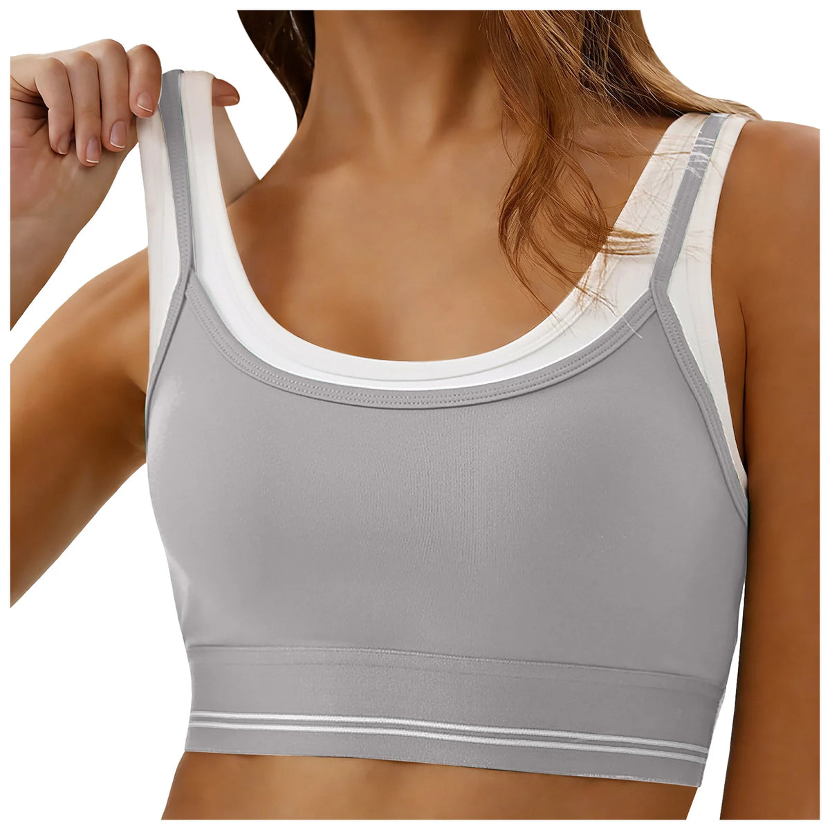 Women's Sports Bra Padded Back Bustier Without Underwire Spaghetti Straps For Yoga Fitness Women S Bras