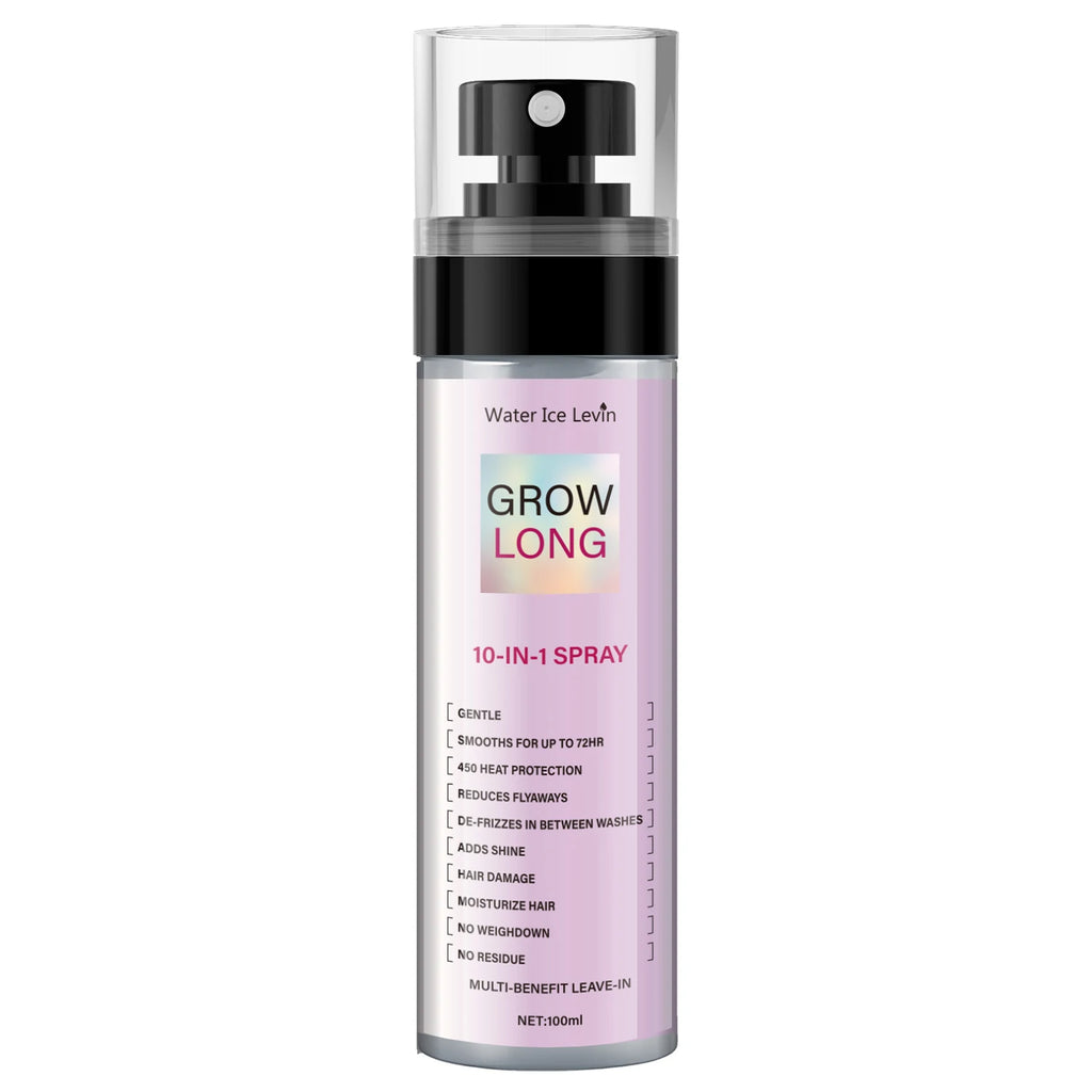 100ml, 10 in 1 Long Hair Care Spray, Innovative Technology for Comprehensive Care, Creating a Natural Lotus-Like Feel, Gentle Spray to Address Various Hair Issues
