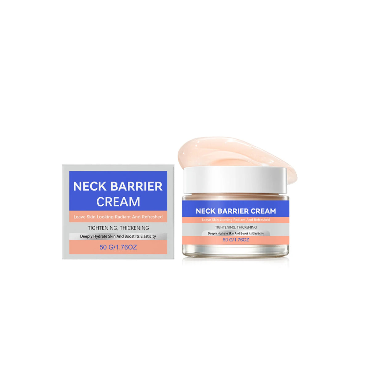 Neck Firming Massage Cream Deep Moisturizing Neck Lines Smoothing Skin Tightening Gentle Hydrating Soft Smooth Daily Neck Care
