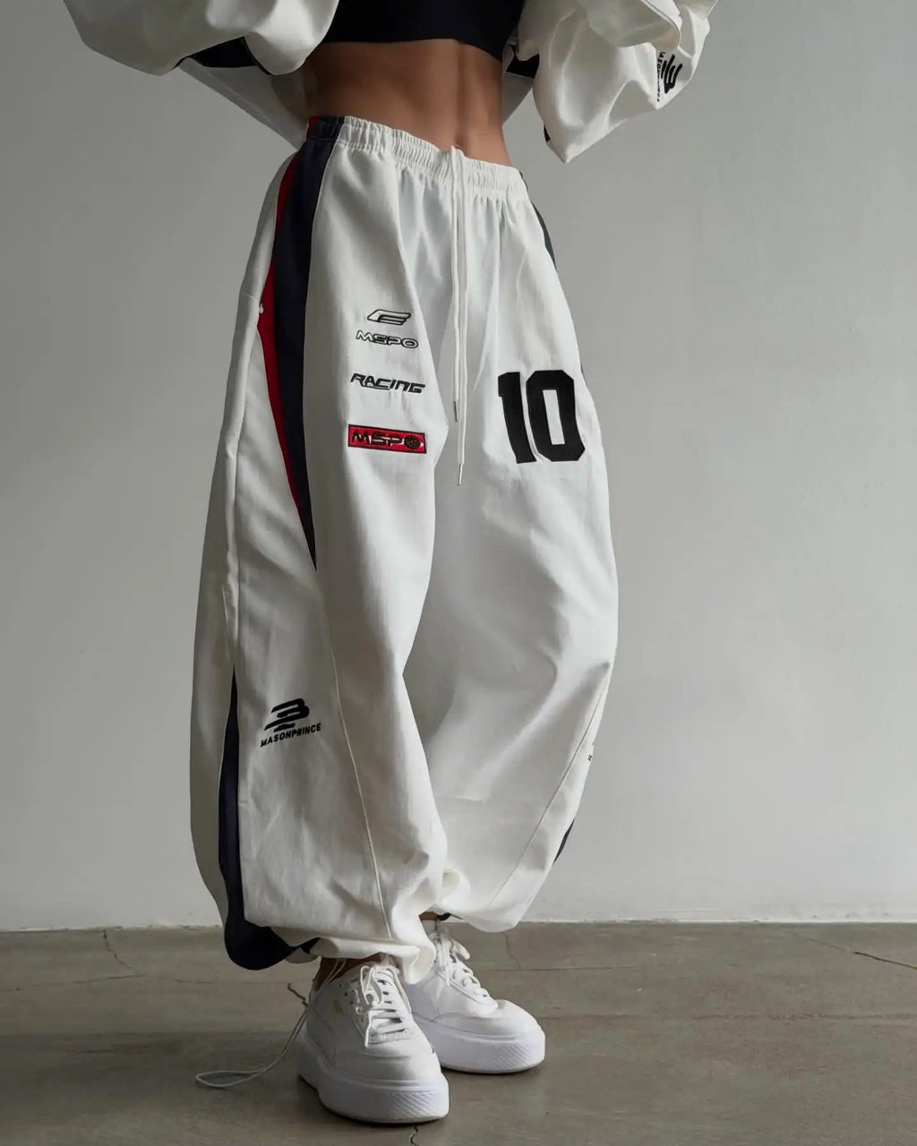Vintage Motorcycle Clothing Men Women Street Bomber Sports Jacket Hip Hop American Letter Embroidery Jogging Pants 2-piece Set