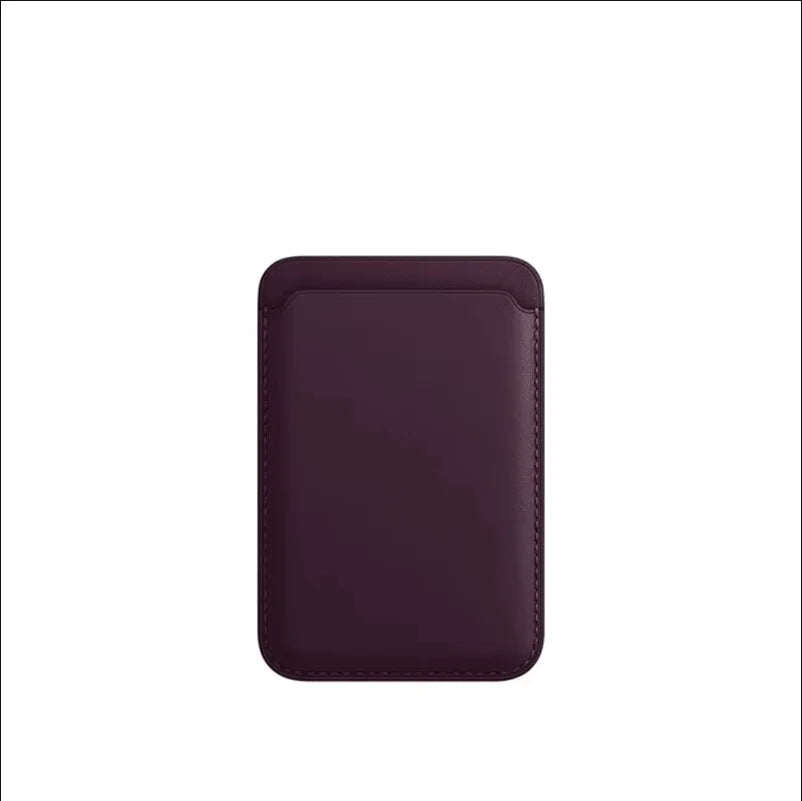 Women Man Leather Soft Card Wallet Phone Card Holder for MagSafe Magnetic Case Suitable for All iPhone Cases Card Phone Back Bag