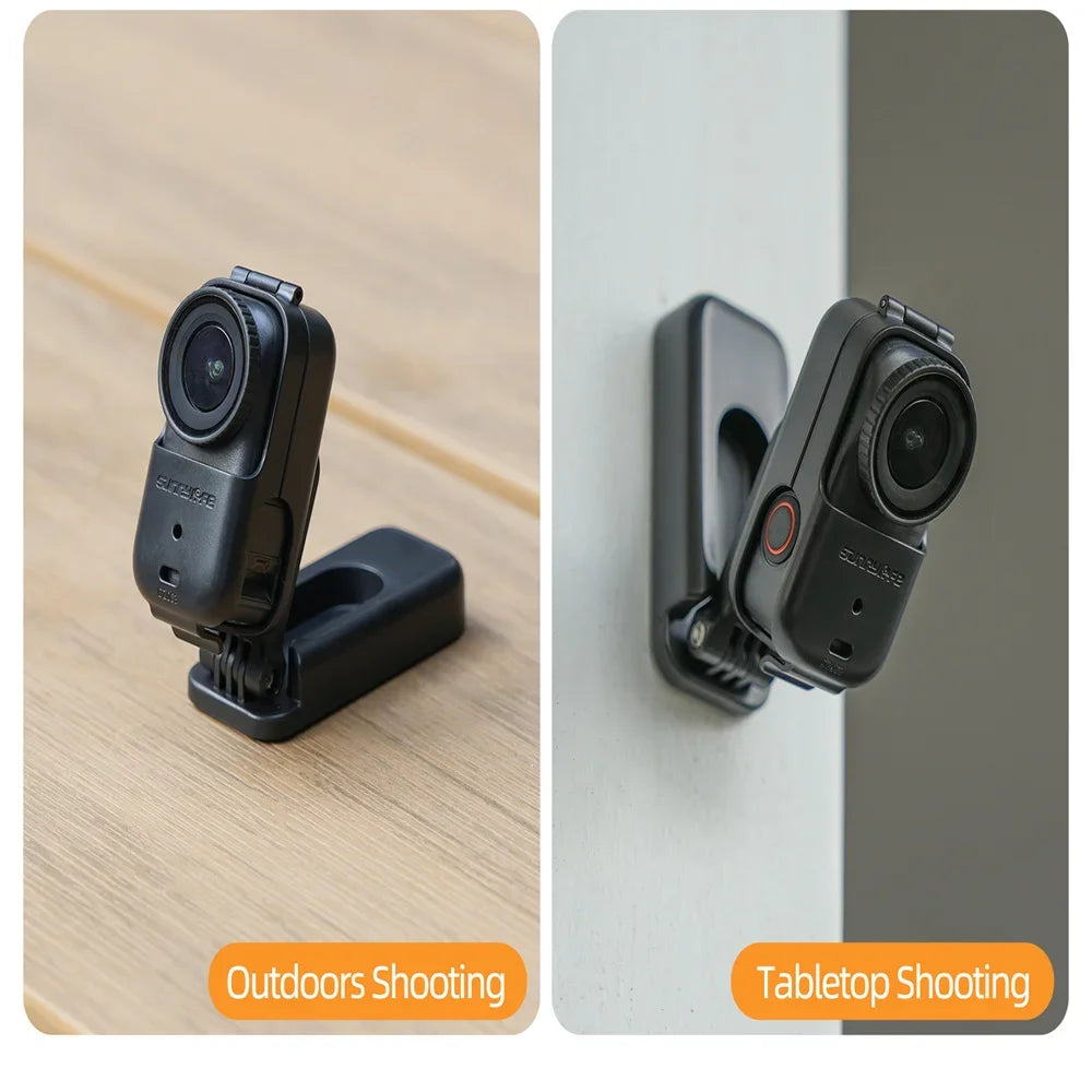 Sunnylife For DJI Osmo Nano Magnetic Base Adjustable Desktop Bracket Mount Foldable Extension Frame Camera Accessories