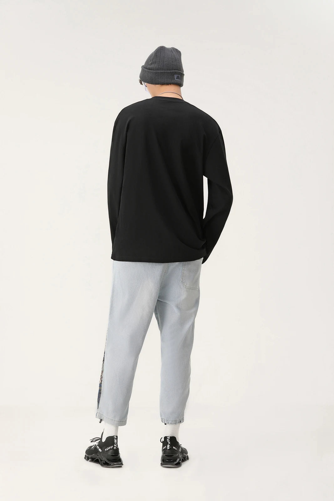 DIY Customize Long Sleeve T-Shirt Fashion T-Shirt Men Women Your Logo/Picture 100% Cotton Oversized Autumn Winter Tops